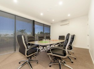Executive style chairs around a boardroom table